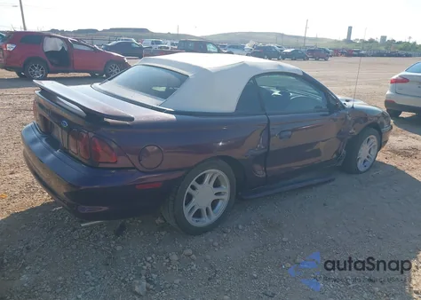 1996 Ford Mustang Gt из США, поврежденный, VIN 1FALP45X9TF107643